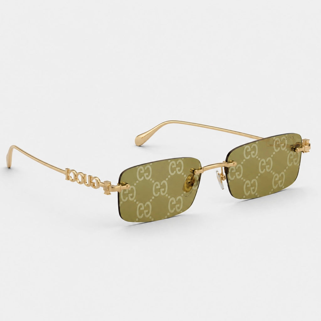 Lunettes de soleil rectangulaires
