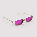 Lunettes de soleil rectangulaires