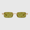 Lunettes de soleil rectangulaires